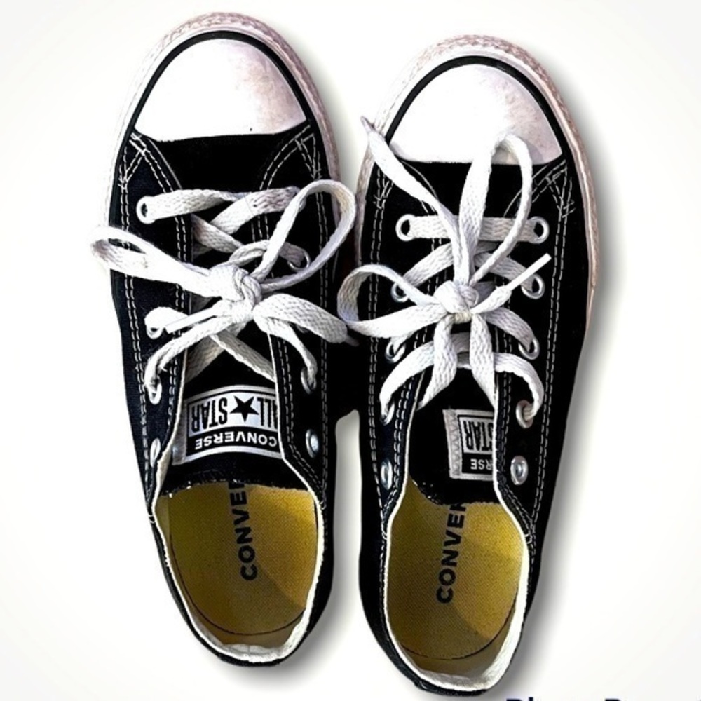 🌵🍕🍭CLOSEOUT: CONVERSE All-Star sneakers lace up black white unisex